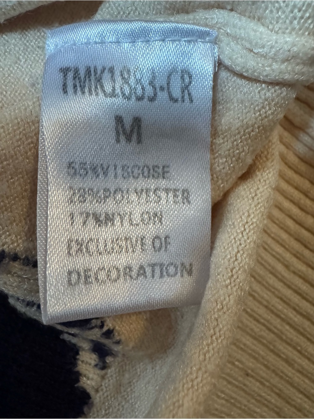 THML Womens Cream Crewneck Sweater Multicolor Horse Motifs Sz M Equestrian - Picture 8 of 11